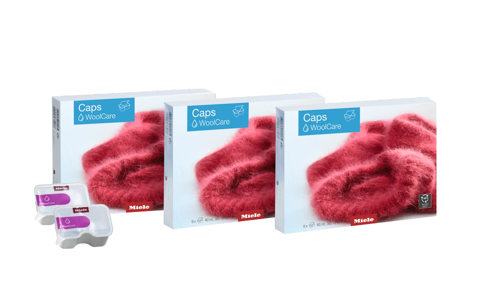 Caps WoolCare Yünlüler için Kapsül Deterjan Set (3 x 9 lu paket) - görsel 1