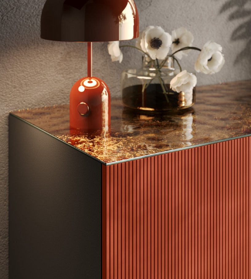 Scavolini Laccato Dogato Dresuar - görsel 1