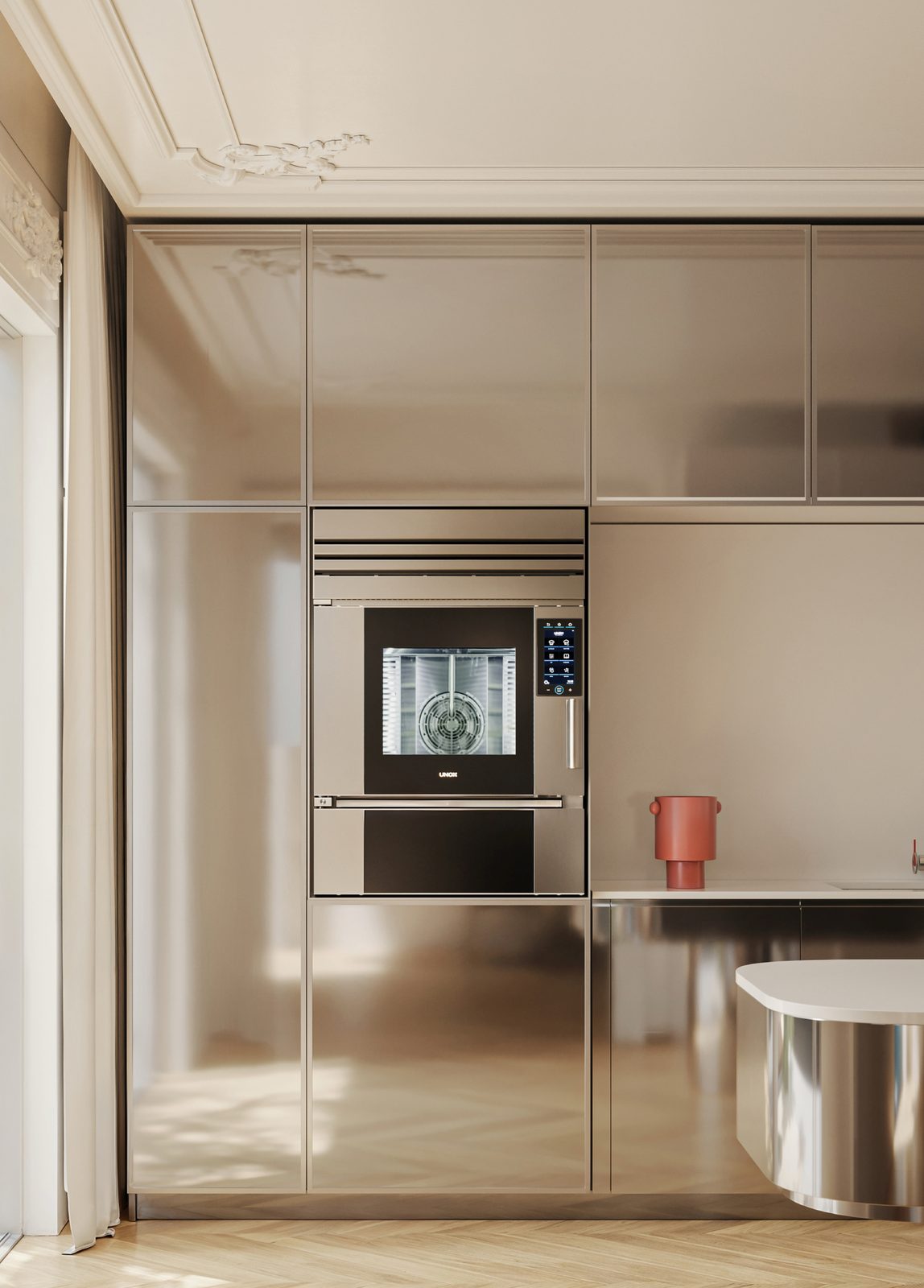 Unox Casa SuperOven Model 1S Çelik Kombi Fırın - görsel 1